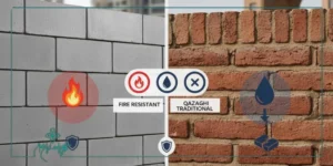 تفاوت آجر نسوز و آجر قزاقی